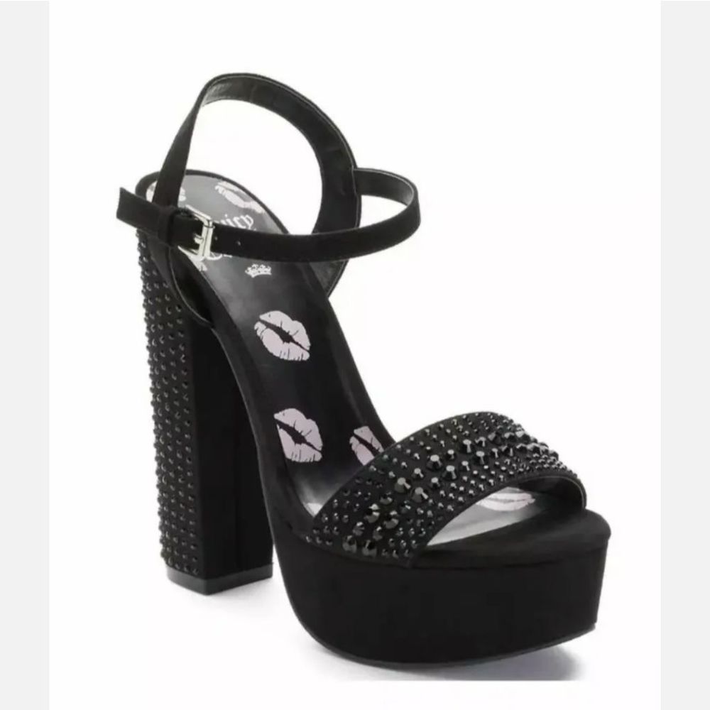 Juicy Couture Studded Platform Heels